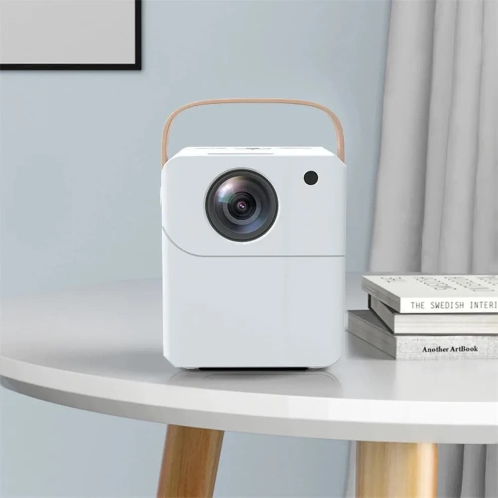 Proiettore portatile intelligente 4K Mini Home Theater Android Wifi esterno Bluetooth LED Videogioco Telefono Cinema Altoparlante