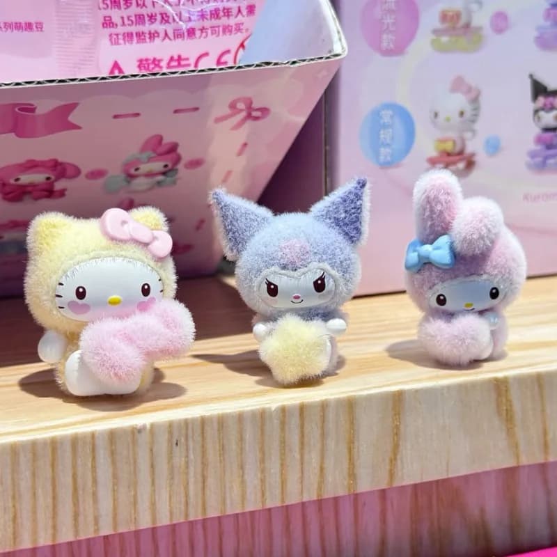 Characters Pochacco Cinnamoroll Kuromi Little Darling Model Toy Mini Blind Box Cartoon Character Figurine Children's Toys