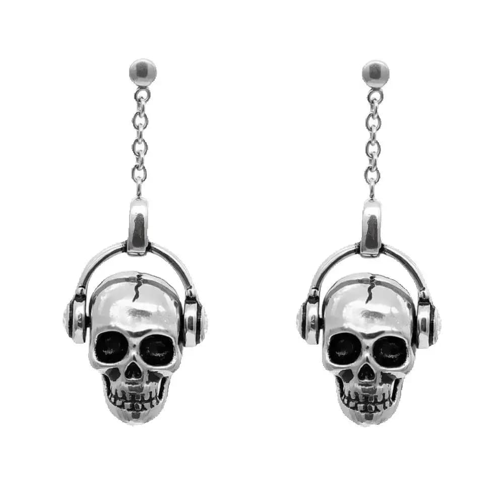 New creative personality trends Jewelry punk skull pendant earrings for women designs Fashion women jewelry party earrings