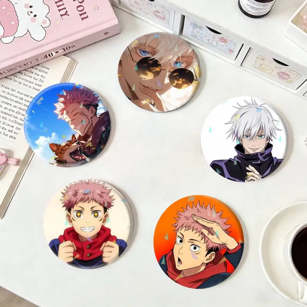 Spille J-Jujutsu Kaisen: Distintivi di Design Esclusivo per Zaini e Risvolto, Accessori Creativi