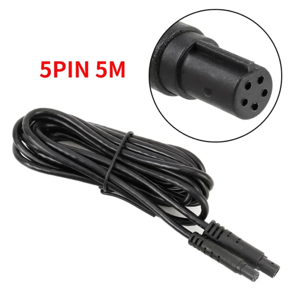Dash Cam Reverse Camera Car Recorder Cable Mini 5Pin 5M Car Reverse Parking Extension Cable Camera Video