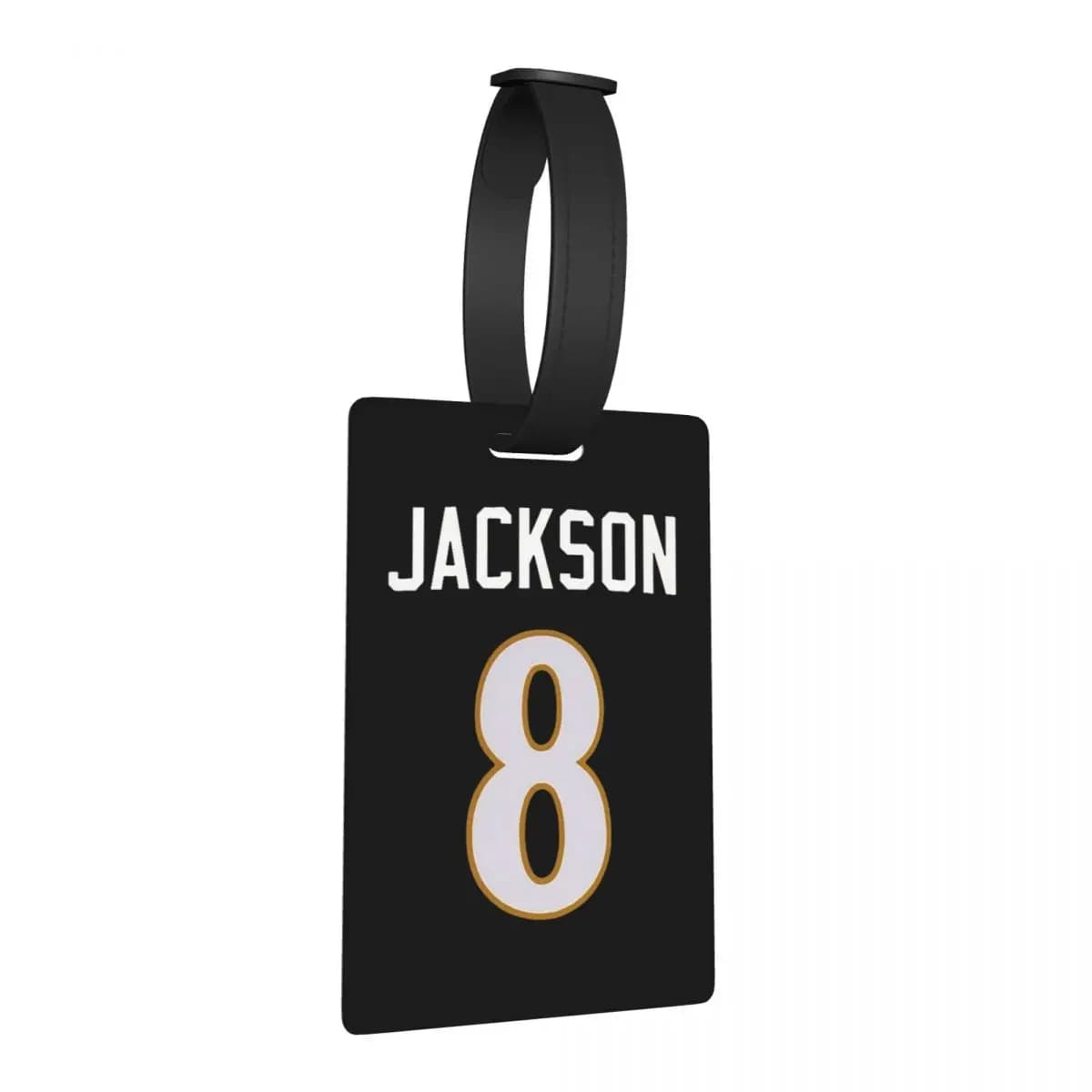 Etichette per Bagagli Lamar Jackson, Accessori per Valigie, Targhette per Bagagli da Viaggio, Porta Etichette con Nome e Indirizzo