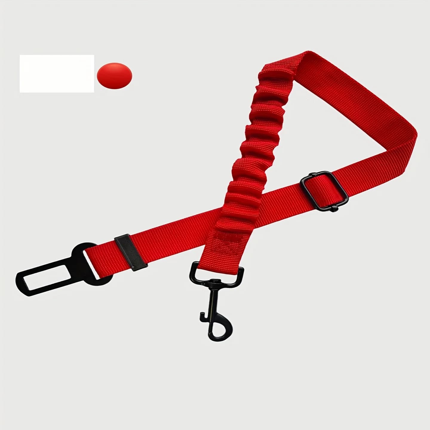 Pettorina regolabile per cintura di sicurezza per cani - Restraint di sicurezza retrattile in nylon elastico con fermagli sicuri per tutte le dimensioni dei cani, Pettorina per cani