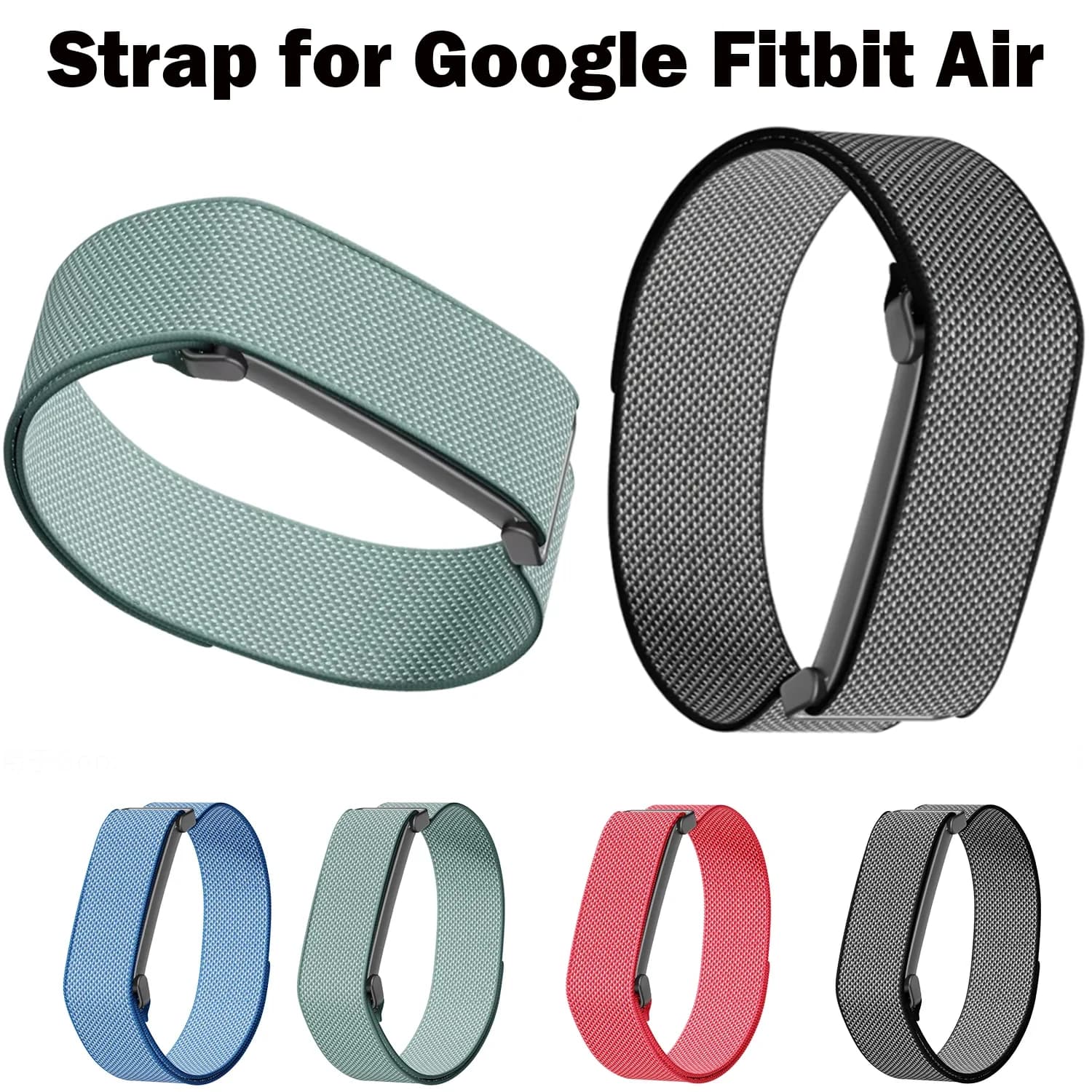 Sport Nylon Watch Strap for Google Fitbit Air Loop Bracelet Breathable Wristband Velcro Strap Google Fitbit Air Accessories