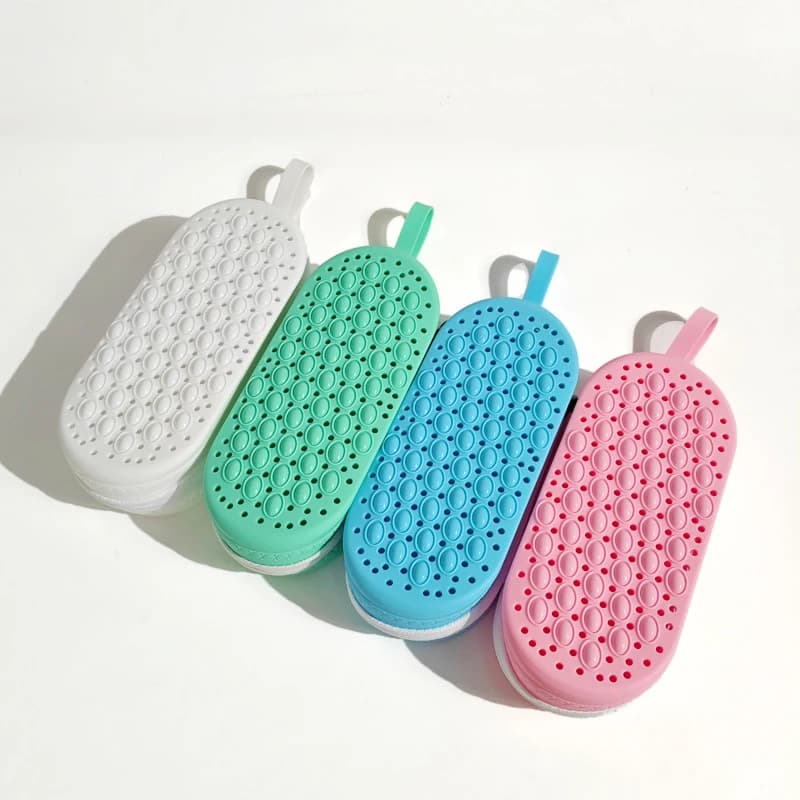 Men Women's Portable Breathable Swim Glass Bearing Box Silicone Glasses Bag Sunglasses Case for Reading Glasses