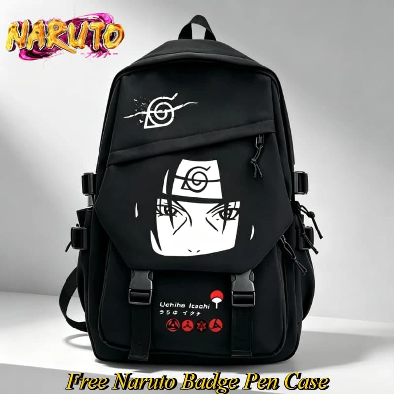 NARUTO Cartoon Backpack Two-dimensional Student School Bag Portable Storage Computer Travel Bag Animation Peripheral Wholesale