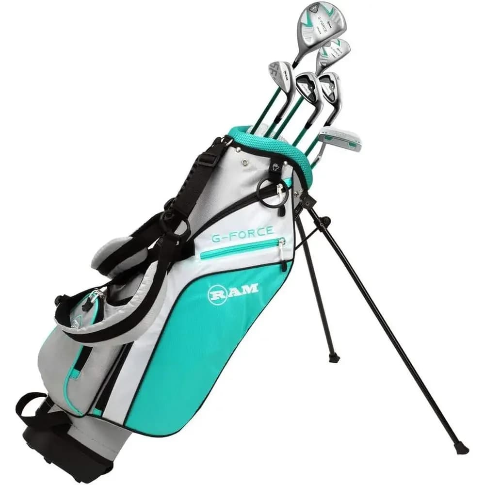 Junior Girls Right-Handed Golf Clubs Set with Bag
