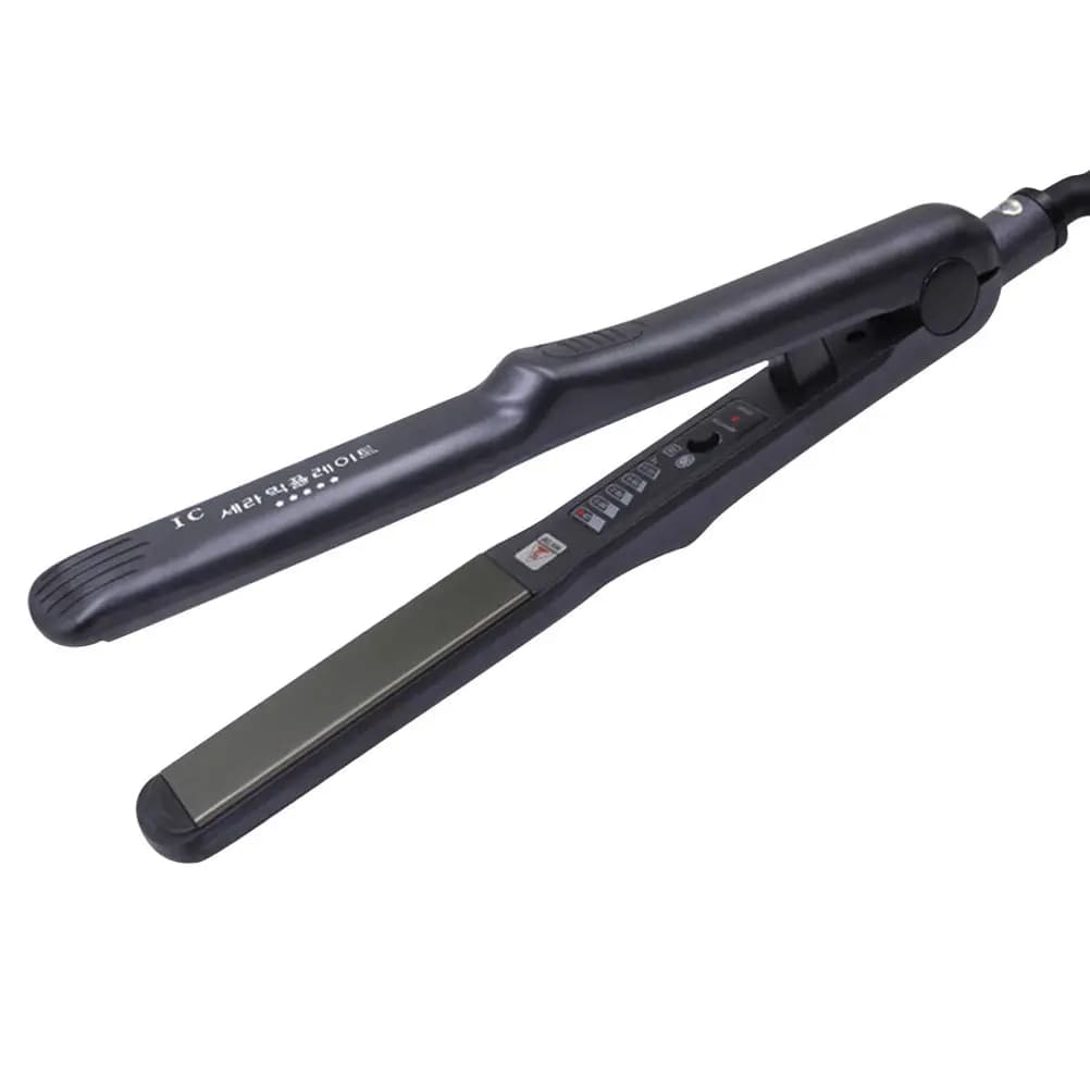 Electric hair plate 2 in 1, rapid heating, for professional and domestic use, black color, UK plug