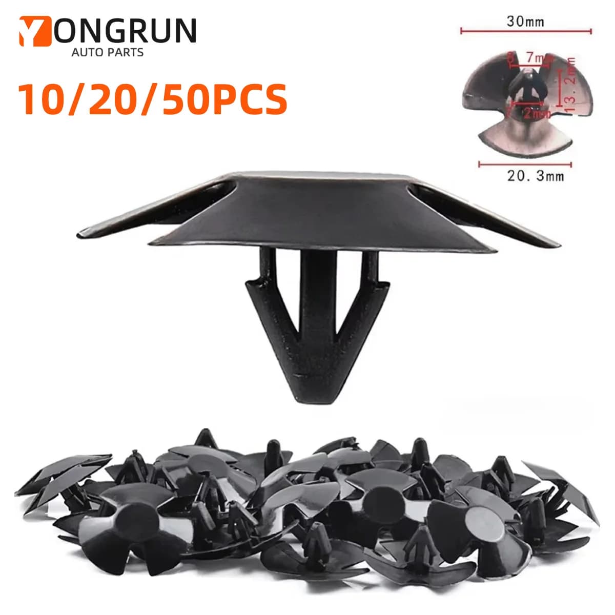 10/20/50pcs Engine Hood Insulation Clip Suitable For Dodge Journey Challenger Magnum Charger Avenger Dart Chrysler Ram 487883aa