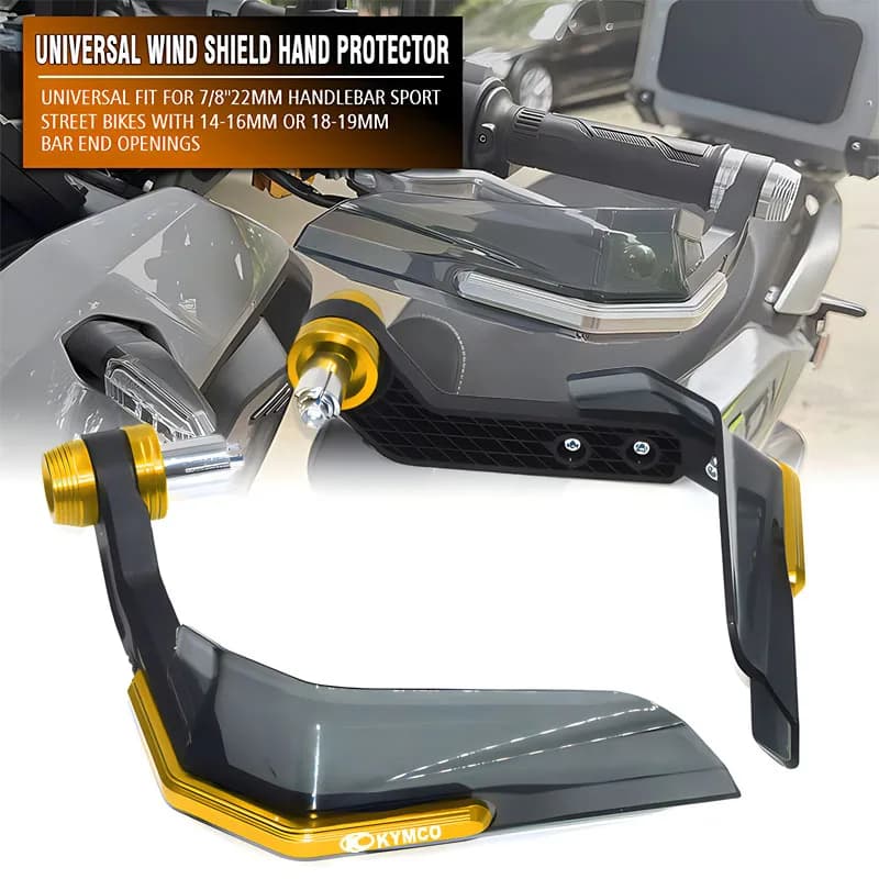 Per KYMCO AK550 XCITING 250 300 350 400 400S 500 DownTown 125 300i Moto Paramani Scudo Protezione Della Mano Protezione Parabrezza