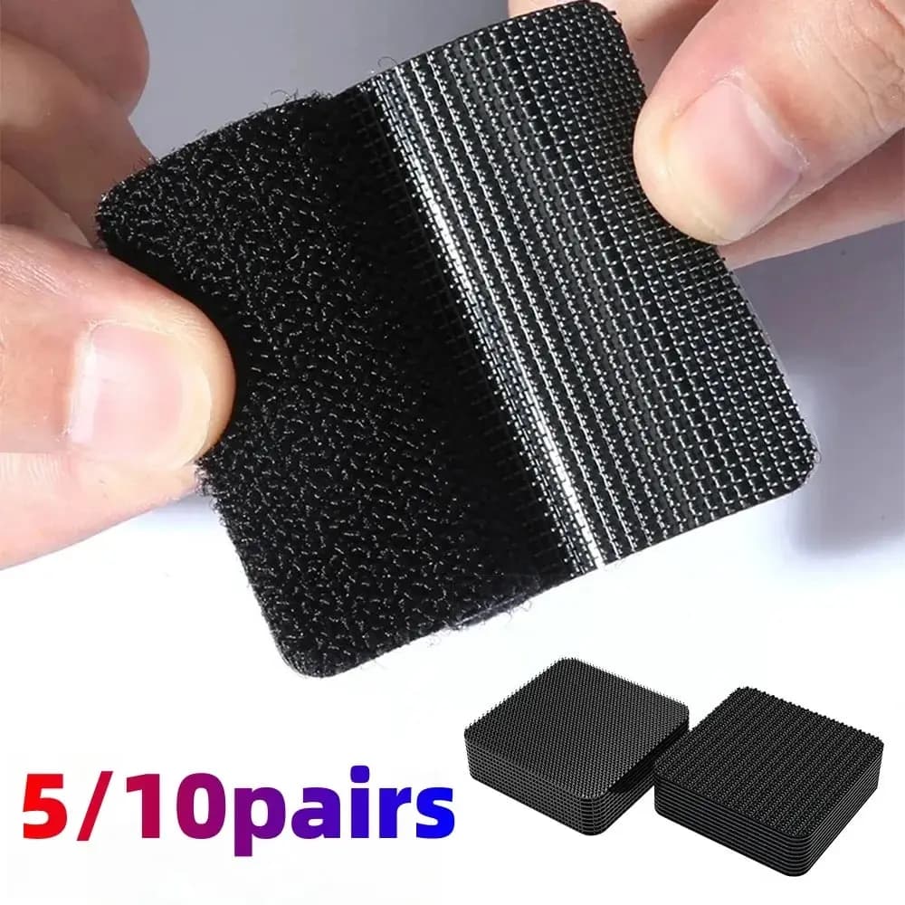 5/10 pairs of stickers for fixing the mat universal mat for Auto invisible anti-slip ribbon magic Nylon adhesive without automatic track