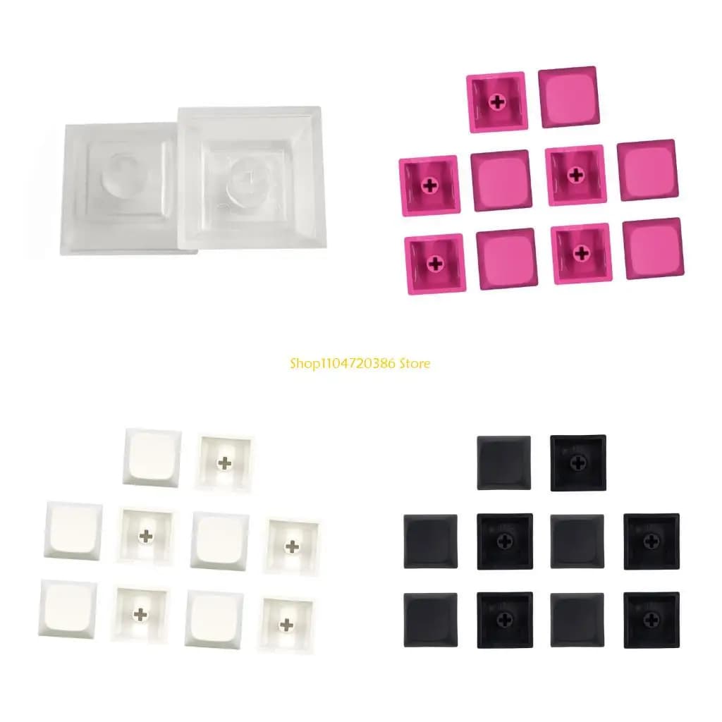 K0EA 10Piece PBT Blank Keycap XDA Profile 1U Gaming Keycap DIY Button Keyboards