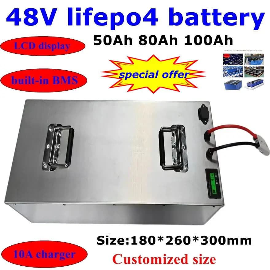 Special offer 48V 50AH 80Ah 100Ah Lifepo4 lithium battery pack for Ryobi RM480e RM300e ZT480ex 300MV Zero Turn electric riding