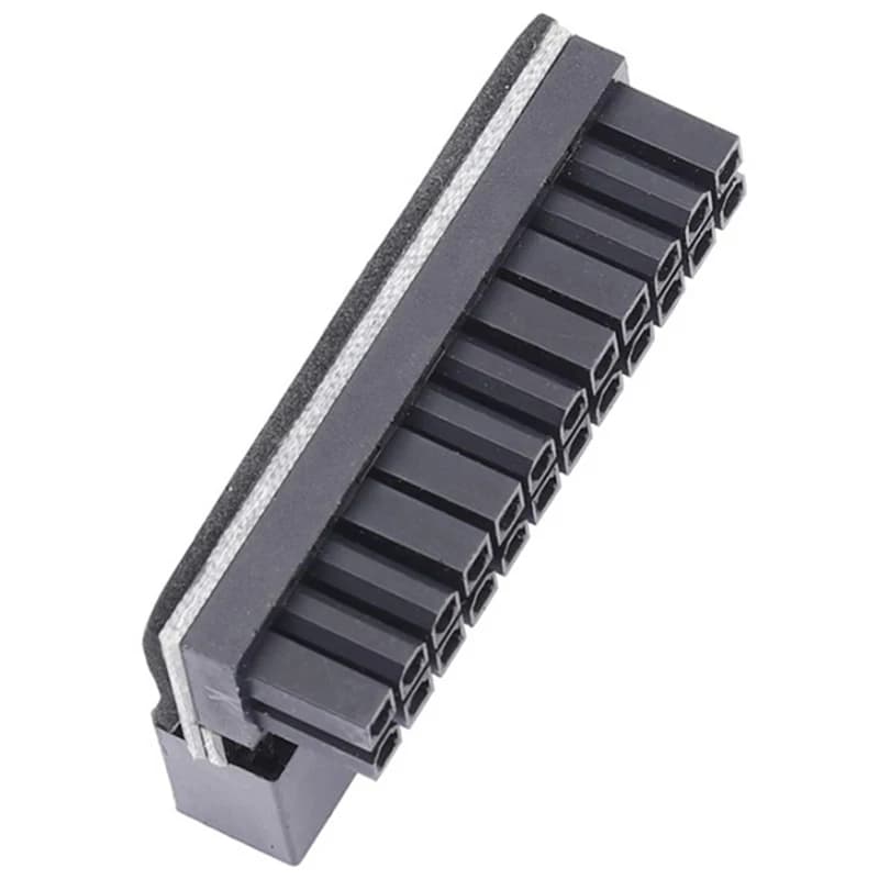 ATX 24Pin 90 degree 24 pin to 24pin Power Plug Adapter Mainboard Motherboard Power Connectors Modular for Power Supply Cables