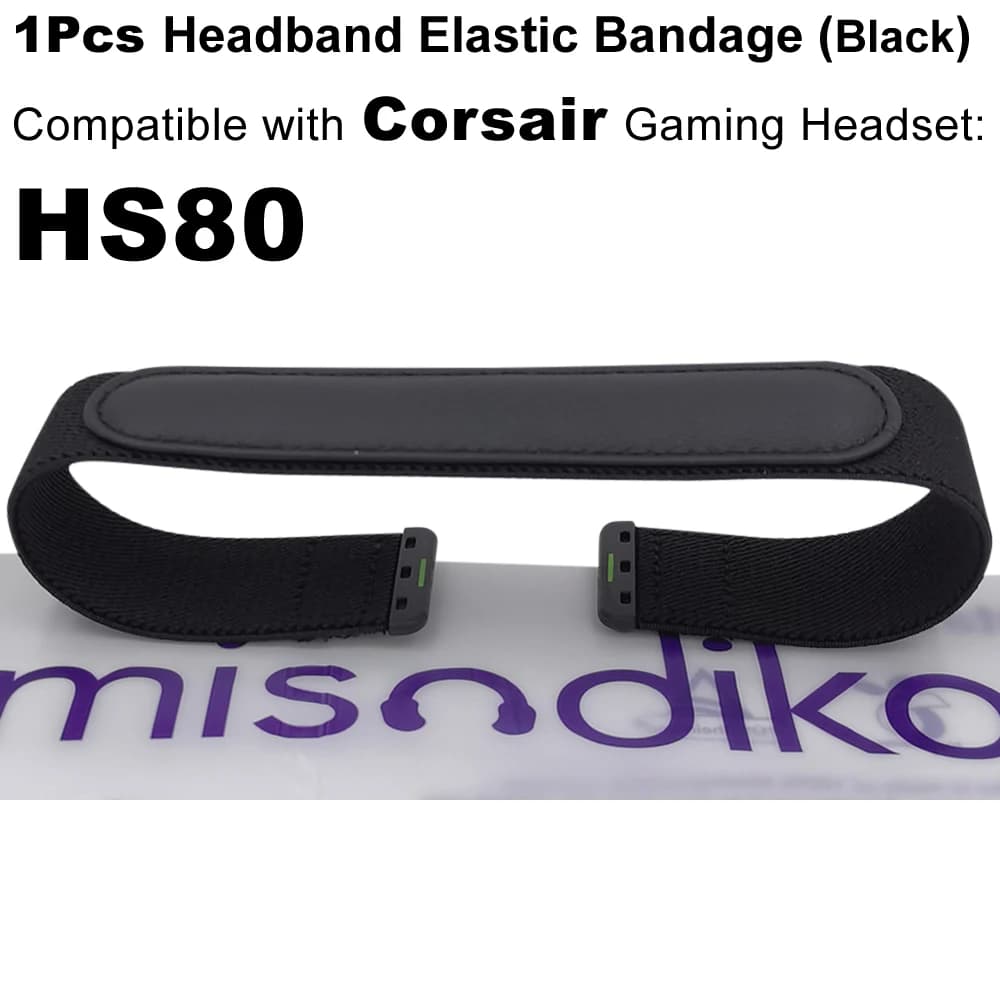 Misodiko Replacement Elastic Headband Wireless CORSAIR HS80 RGB