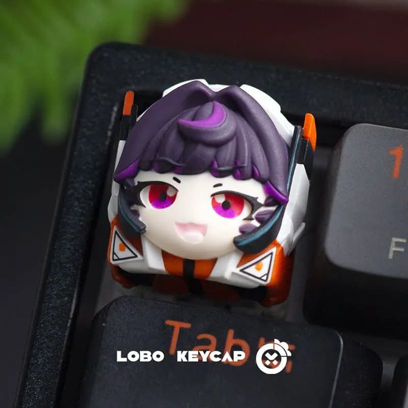 Nuovo Keycap in Resina Personalizzato Overwatch Juno per Tastiera Meccanica, Design Creativo 3D, Regalo per Appassionati di Anime e Videogiochi