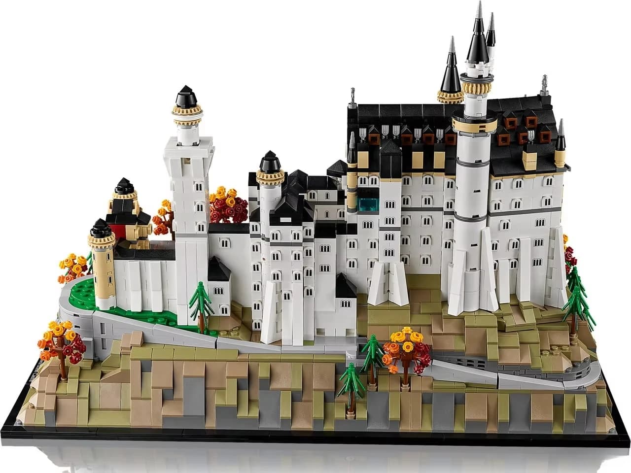 Set di Blocchi da Costruzione Edificio Emblematico 21063 Compatibile con Particelle Legoed Adatto per Regali di Natale 3455 Pezzi