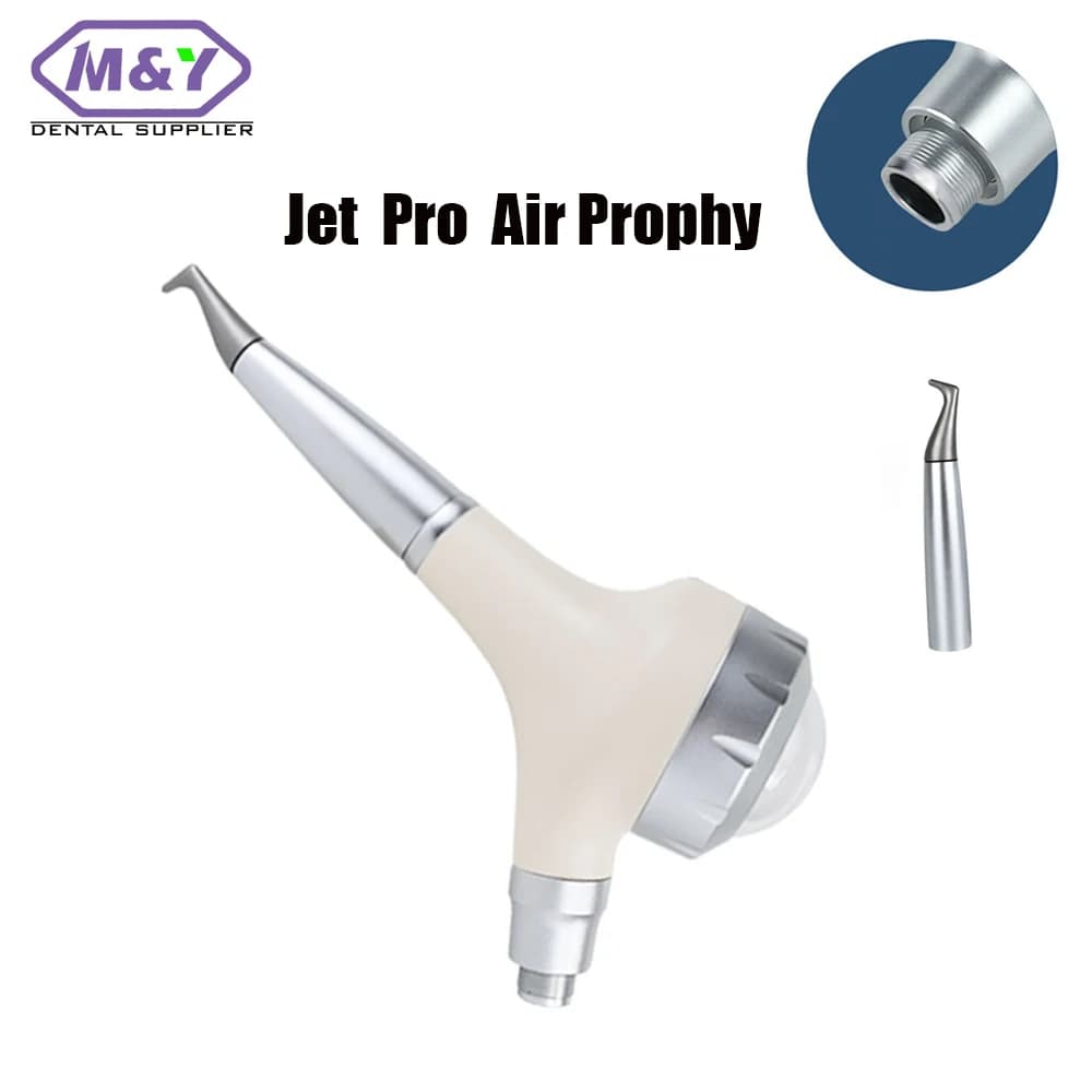 Dental Jet Pro Air Polisher Tooth Whitening Spray Tooth Polishing Handle Tooth Polishing 2 Holes Quick Attack Tools
