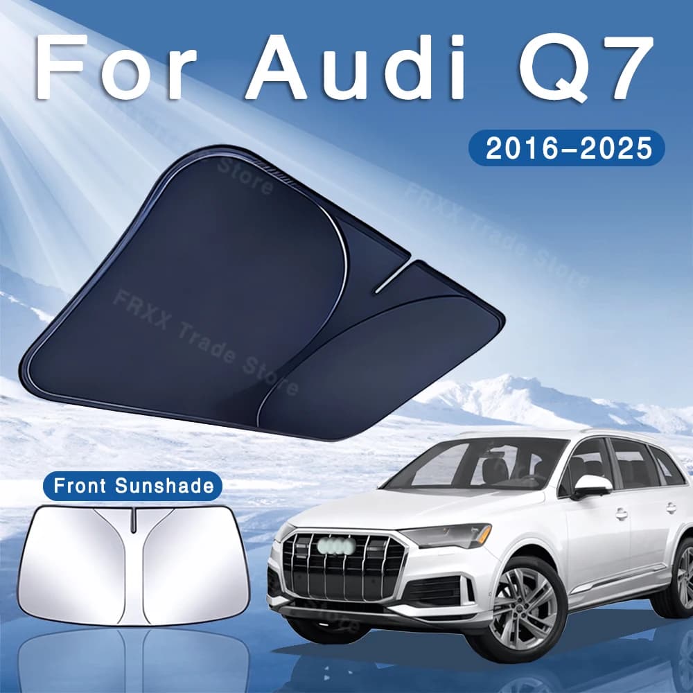 Per Audi Q7 2016 ~ 2025 2018 2020 Auto Visiera Parasole Parabrezza Anteriore Parasole Isolamento Termico Raffreddamento Estivo Accessori Auto Pieghevole