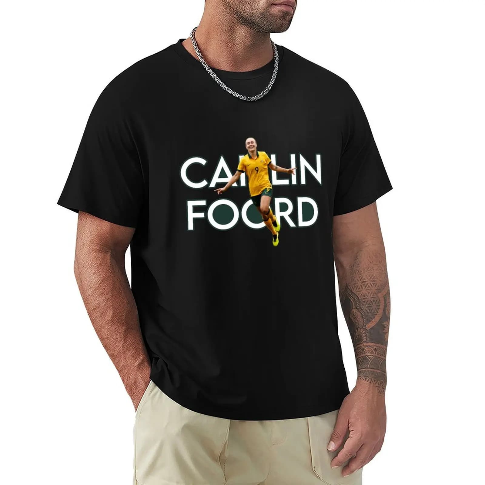 T-shirt Caitlin Foord per feste natalizie