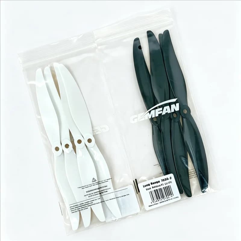 Gemfan LR7035 Elica FPV a 2 Pale da 7 Pollici in PC per Lungo Raggio, 2CW+2CCW, Passo 3.5, Eliche Efficienti e Resistenti per Droni FPV da 7 Pollici