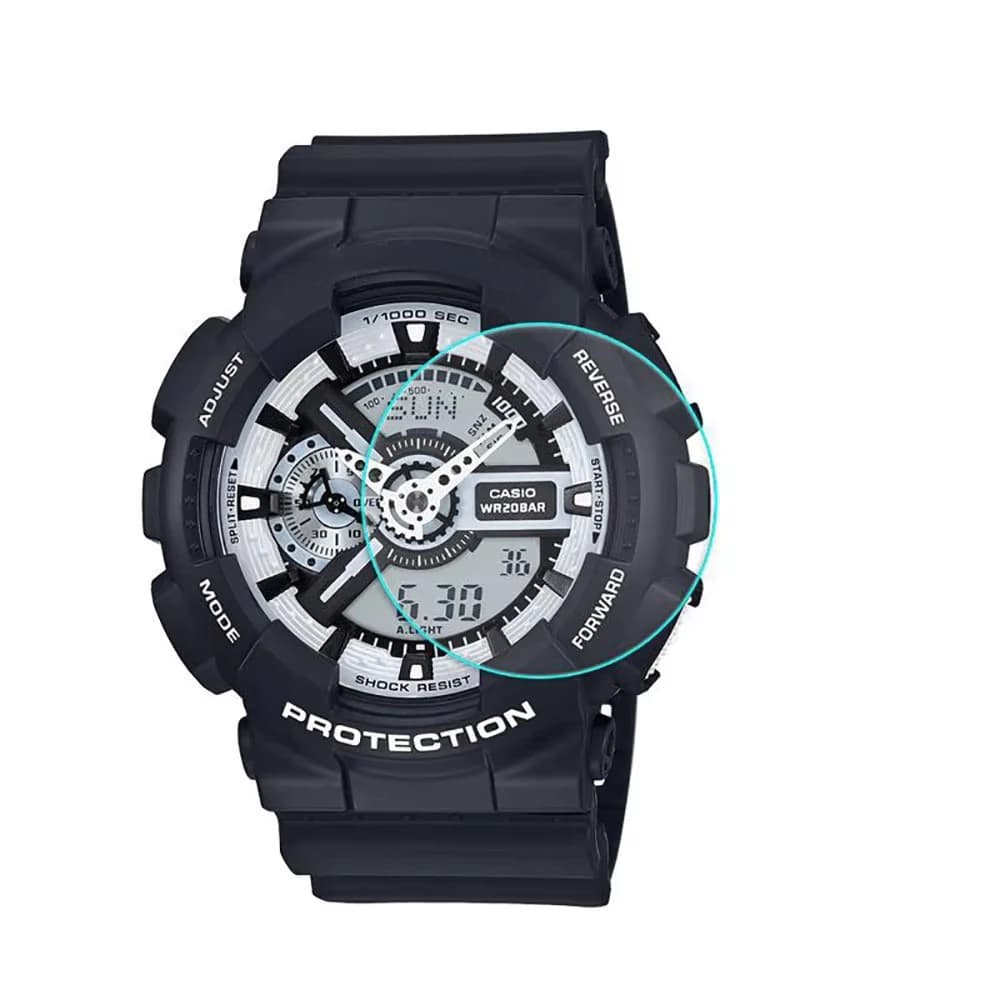 Pellicola protettiva per schermo in vetro temperato per Casio G-shock GA-110/100 GA100 GA110 WSD-F10/F20 PRW-6000/6100 TR750 TR80 TR770