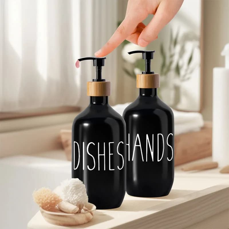Dispenser di sapone da cucina Dispenser di sapone per le mani Accessori da cucina Detergente da cucina Dispenser di liquido per piatti di grande capacità