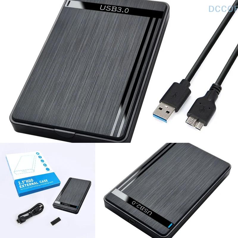 Scatola per disco rigido mobile esterno USB 3.0 tipo-c da 3 TB Micro efficiente SSD HDD SATA da 2,5 pollici Gioco da ufficio senza driver