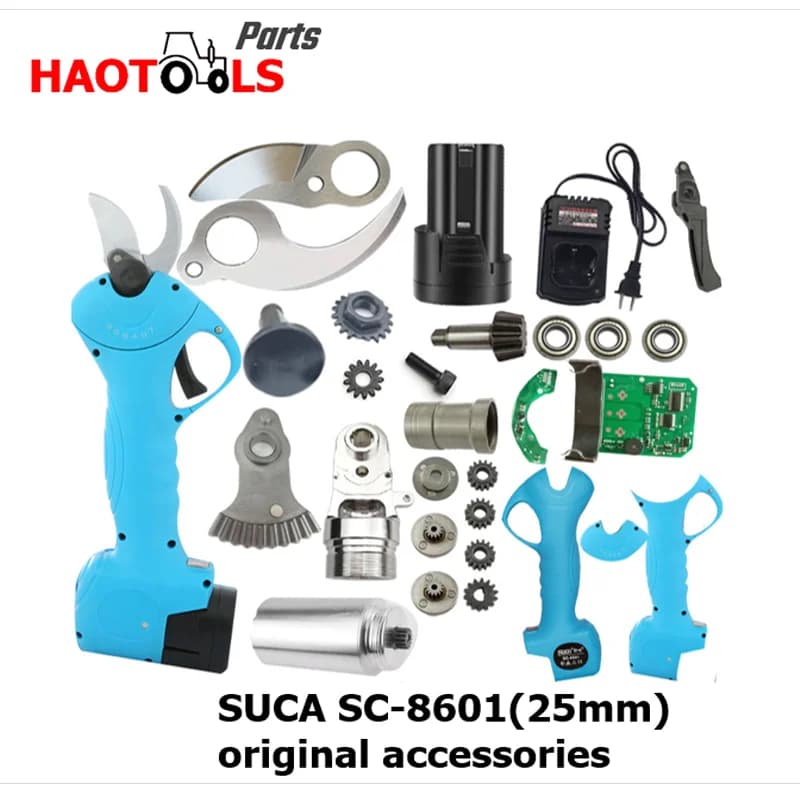 SC-8601 25 mm Suca lithium battery pruning scissors Original accessories, parts, blade, charger, card, case, motor, sc8601