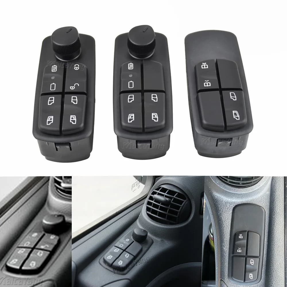 Interruttore alzacristallo elettrico per camion Mercedes Benz Axor Schalter Fensterheberschalter A 0025452013 0025452013 Accessori per auto