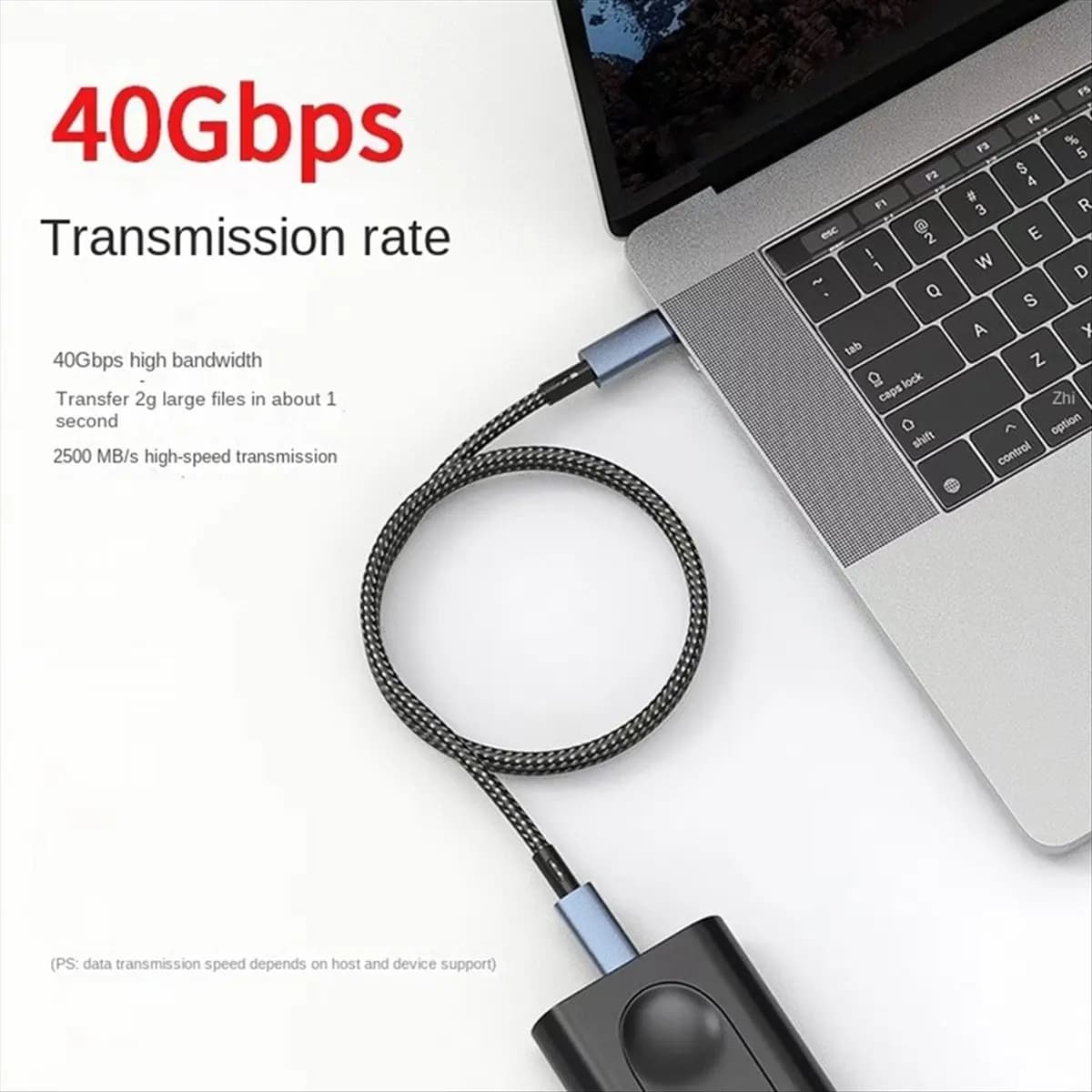 Welcome Deal~USB C Cable with LED Display Supports 8K Video 40Gbps 240W USB C Charging Cable