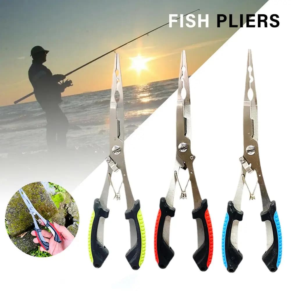 1 Piece Fishing Lungs in Stainless Steel, Multifunction, for Removing Ami, Cutting Esche and Tie Fishing Wire, Fishing Accessories