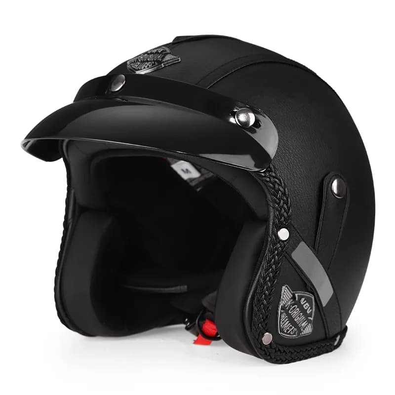 Casco moto vintage VGV unisex uomo Ms Miss caschi aperti 3/4 Tutte le stagioni vintage Harley ciclismo Advunture