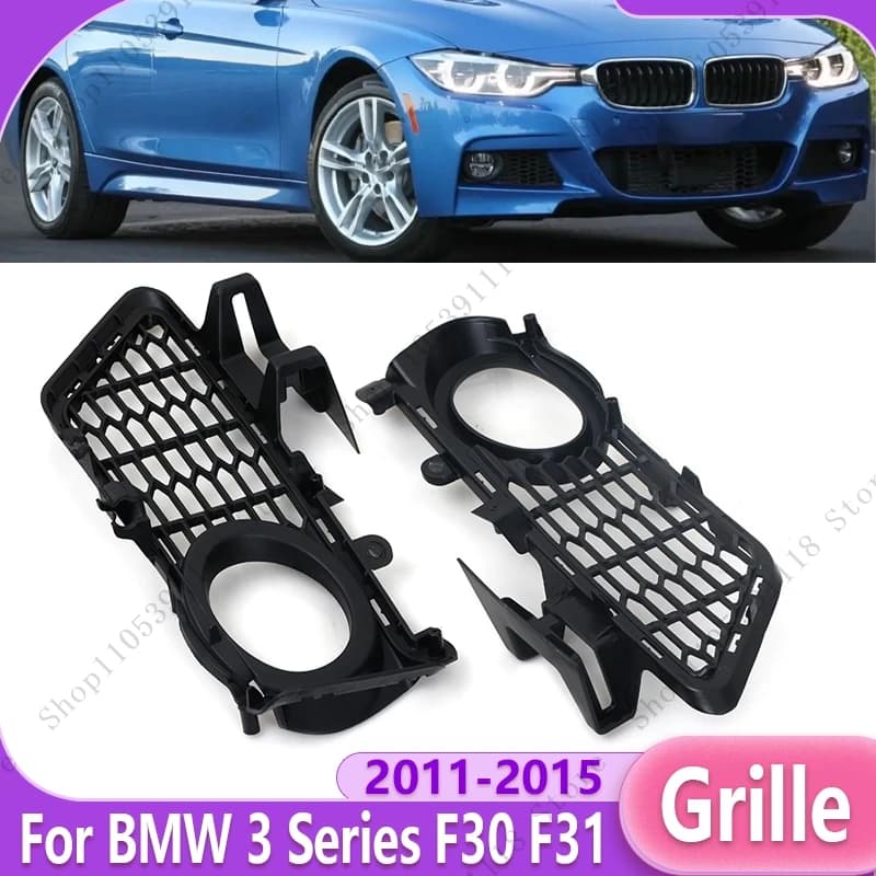Cornice Griglia Fendinebbia Anteriore per BMW Serie 3 F30 F31 2011-2015, Copertura Fendinebbia, Griglia Fendinebbia 51118054155 51118054156