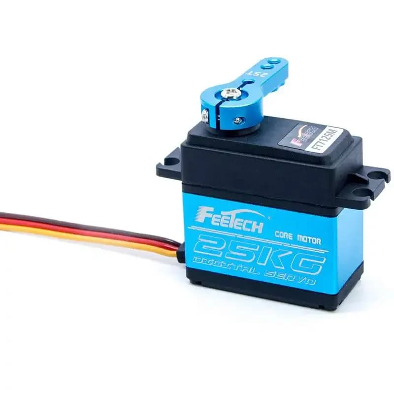 FT7125M 25kg Torque Digital Servo 180 Degree 7.4V Waterproof Stainless Steel Gear RC Arduino Robot DIY Boat Car Baja