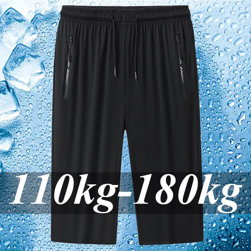 Pantaloncini da uomo taglie forti Pantaloni sportivi larghi al ginocchio estivi Fitness Pantaloncini da basket da jogging da uomo casual traspiranti ad asciugatura rapida