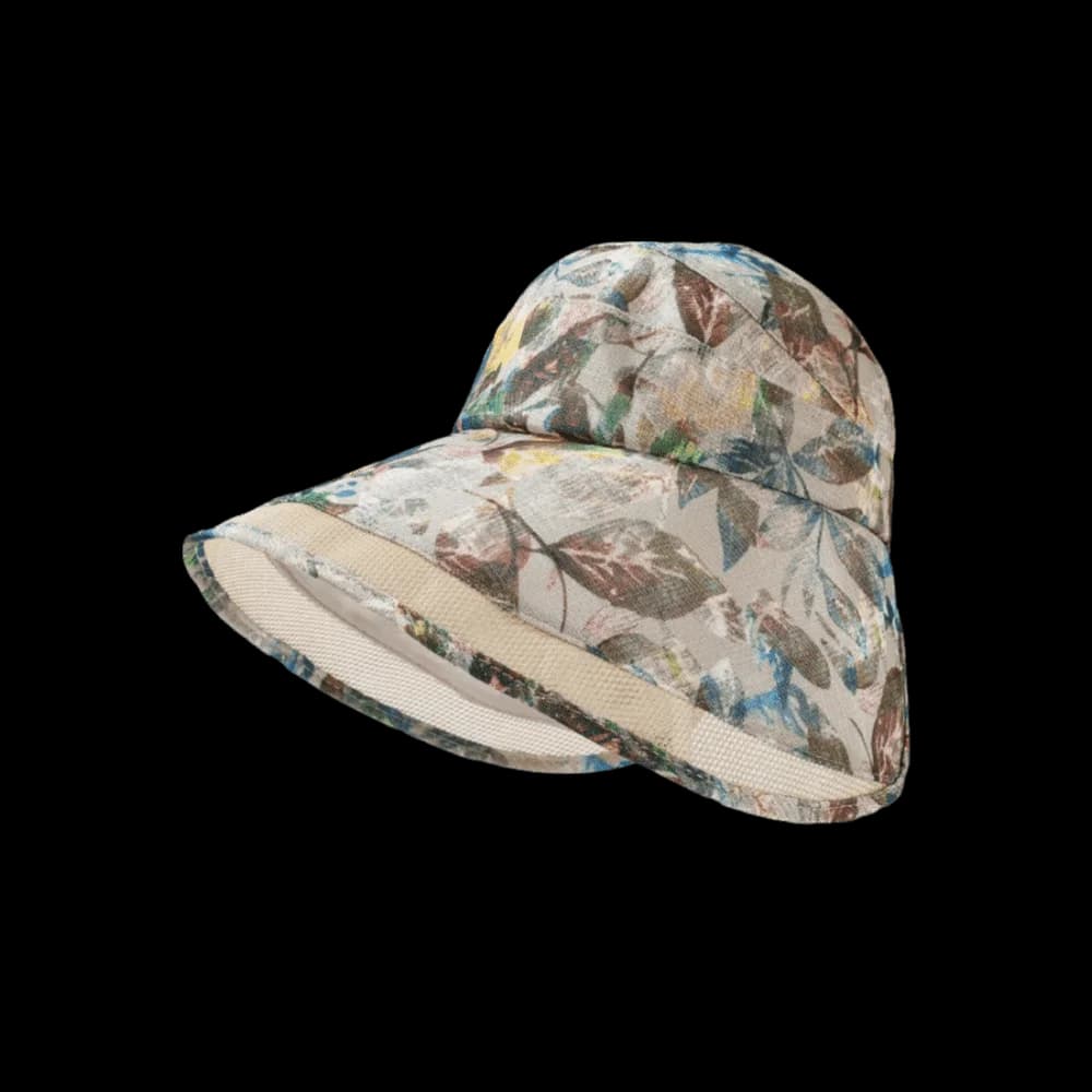 Cappello da Pescatore Anti-UV Regolabile con Visiera Aperta, in Poliestere Traspirante, con Rete e Ampia Tesa a Foglia, Protezione Solare, per il Tempo Libero