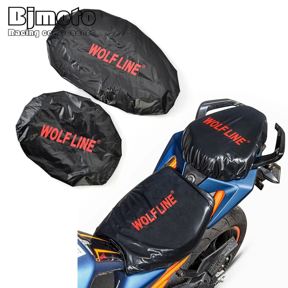 Rear front seat cover for motorcycle waterproof universal flexible rain bumper cushion seat cover for harley honda yamaha