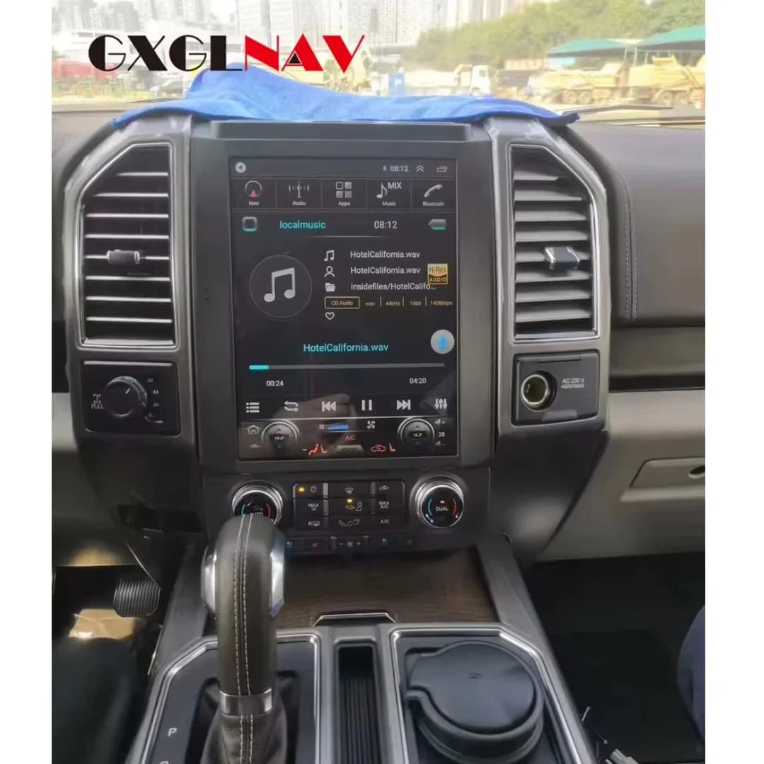 Autoradio Android 15 per Ford F150 2015-2021, Schermo Verticale Multimediale per Auto, Carplay, GPS, Unità di Navigazione