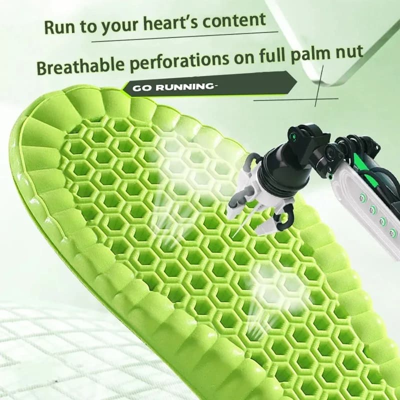 1 Pair Breathable Soft Sports Insoles, Shock-Absorbing Comfort Cushion Inserts, Running Shoe Pads for Men and Women