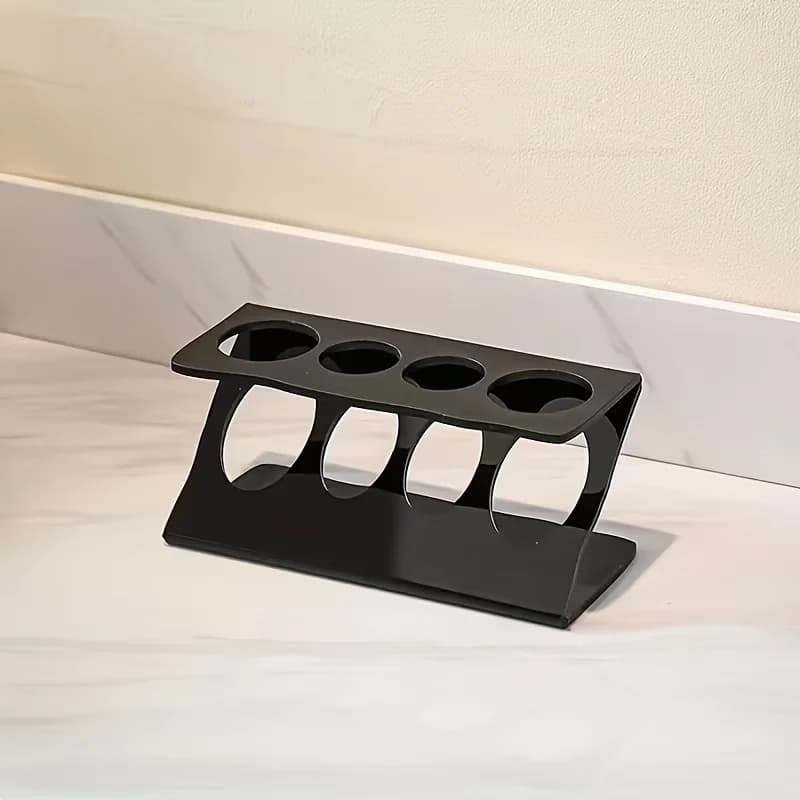 1-Piece Bathroom Multifunctional Storage Rack with Toothbrush Holder, Multifunctional Draining Rack for Organizing Bathroom and Kitchen Countertops, Stylish and Practical