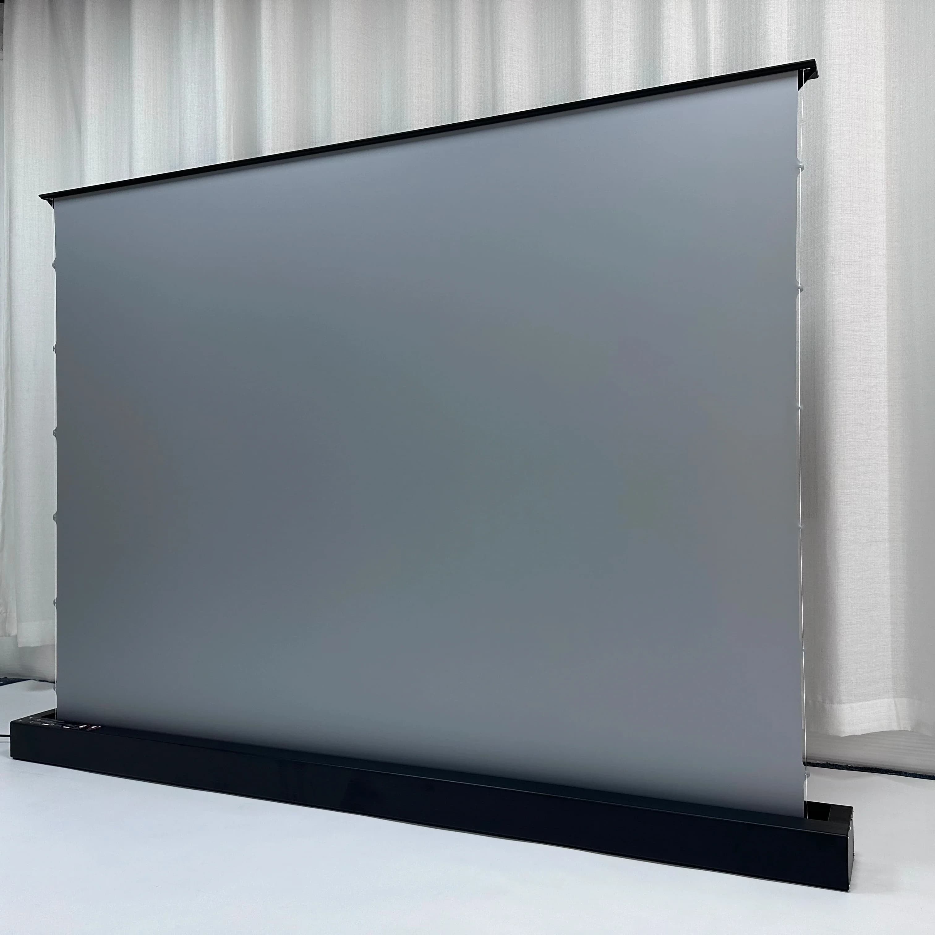 Schermo per proiettore elettrico ALR 4K argento da 120 pollici, compatibile con video ad alta risoluzione, sistema di proiezione a pavimento per home theater