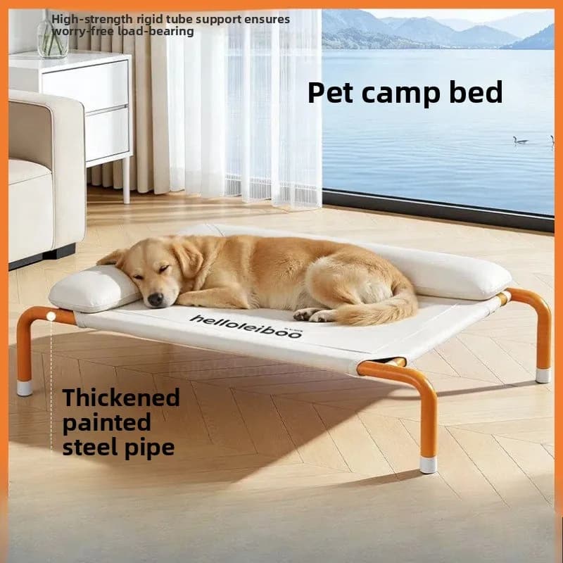 Cuccia per cani smontabile, lavabile, rialzata dal terreno, impermeabile, divano estivo per animali domestici, cuccia per cani