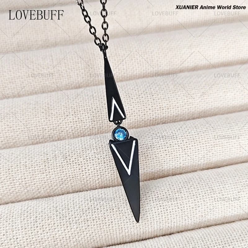 Shalom Path to Nowhere Necklace Theme Anime Fashion Birthday Gift Pendant Chain Neck Choker Cosplay Game Ornament Props
