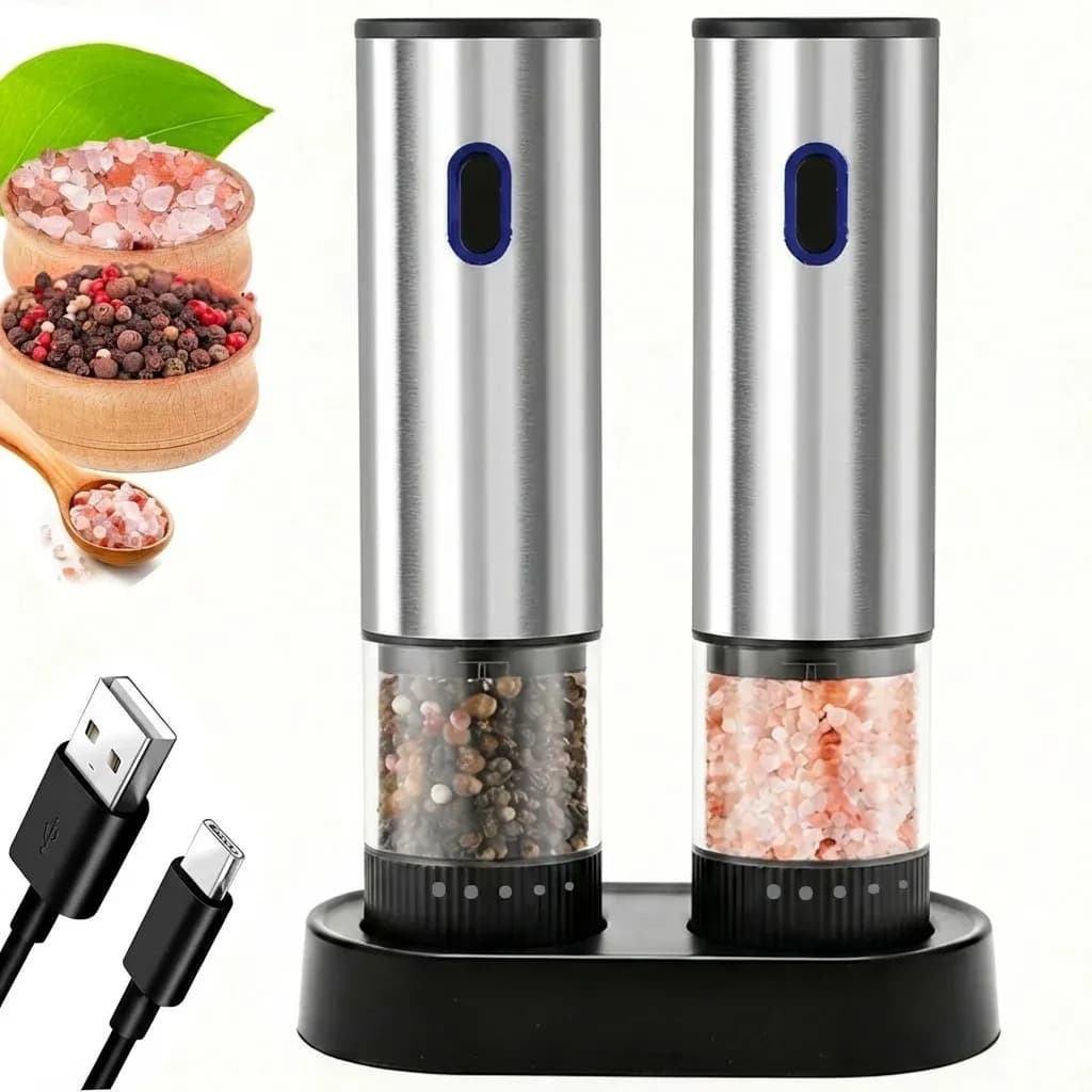 Automatic Electric Grinding Machine Rechargeable with Grana Regulation, Kitchen appliance