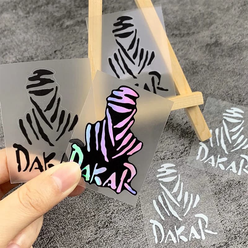 Decalcomanie adesive in PVC impermeabile DaKhar – Protezione MTB/ATV/moto resistente ai graffi, facile da applicare per esterni (nero/rosa)
