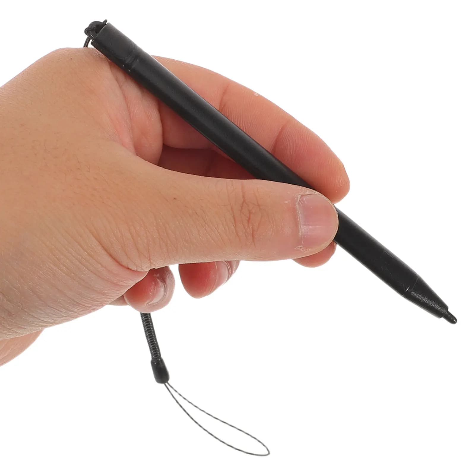 5Sets Resistive Screen Stylus Pen Spring Rope Plastic Touch Pens for LCD Writing Tablets Drawing Sketching Painting