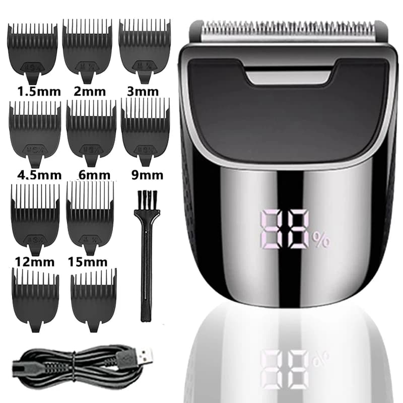 Electric Haircuts Professional Wireless Haircuts 0.1mm Head Calve Haircut Machine For Men
