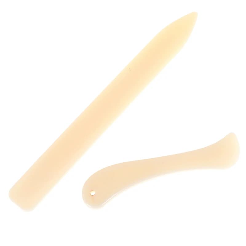 2pcs/set New Bone Origami Paper Folding Tools Paper Creaser Letter Opener Plastic Scraper Craft Paper Tool