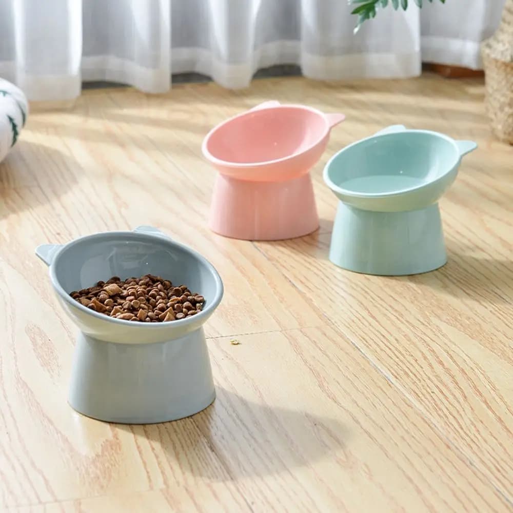 Ciotole Inclinata per Cani, Ciotola Anti-Ribaltamento per Alimenti e Acqua, Ciotola Rialzata per Cani, Prodotti per Animali Domestici